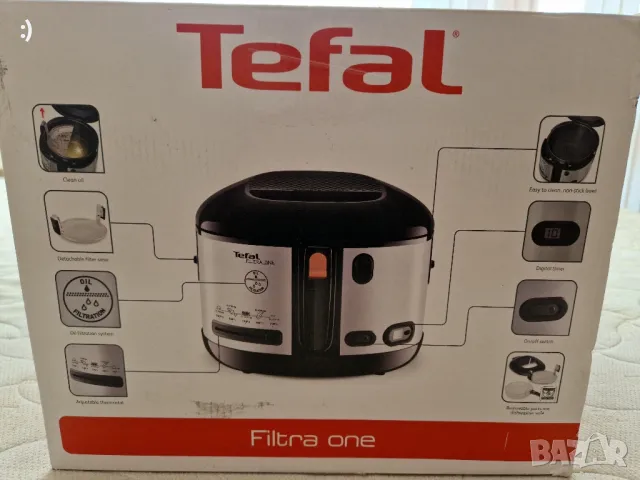 Фритюрник Tefal Filtra One Inox FF175D71, снимка 6 - Фритюрници - 48346107