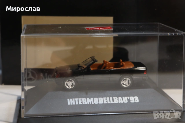 HERPA H0 1/87 MERCEDES BENZ 124 МОДЕЛ КОЛИЧКА, снимка 2 - Колекции - 53622842