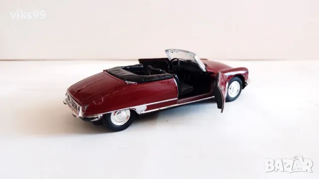 CITROEN DS 19 Cabriolet Welly 1:34-39 , снимка 5 - Колекции - 47326527