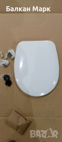 Седалка за тоалетна с плавно затваряне – дуропласт, 43×35 см, снимка 2 - Други - 53087917