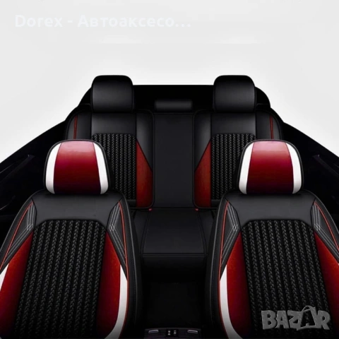 Луксозна универсална автомобилна тапицерия кожа с текстил - различни цветове, снимка 6 - Аксесоари и консумативи - 54216553