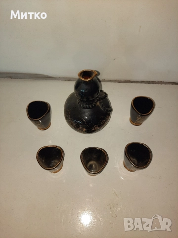 Ретро Битови керамични сервизи за ракия., снимка 15 - Сервизи - 52860872