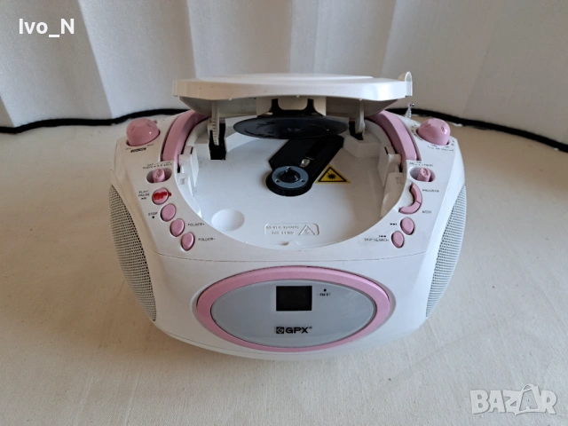 GPX PDC-350 / FM радио / CD/ MP3/ AUX., снимка 3 - Радиокасетофони, транзистори - 53872616