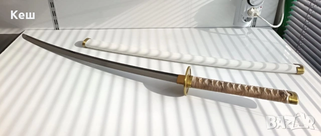 Катана японски меч Katana White, снимка 3 - Антикварни и старинни предмети - 53986727