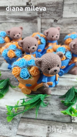 Сладки малки мечета в оранжево и синьо!!, снимка 12 - Декорация за дома - 53659002