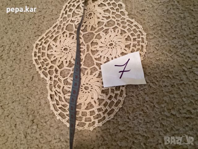 Плетени Покривки на една кука ,финно плетиво дантела , снимка 5 - Декорация за дома - 45728055