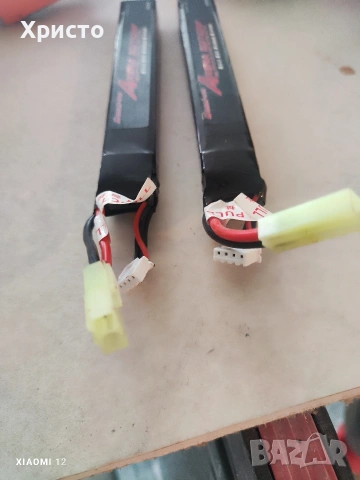 две полимерни батерии bosli-po 11.1 волта, снимка 2 - Дронове и аксесоари - 53275385