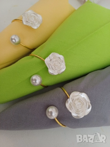 Пръстени за салфетки , снимка 7 - Аксесоари за кухня - 52415421