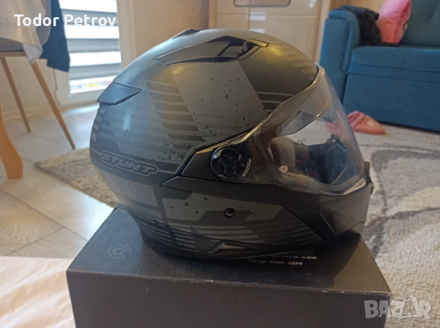 Мото каска Caberg Stunt., снимка 6 - Аксесоари и консумативи - 53859460