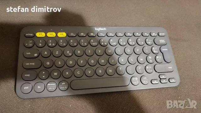 Logitech K380, Bluetooth Безжична клавиатура Multi-Device, Тъмносива, снимка 1 - Клавиатури и мишки - 48821423