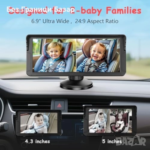 Нова Бебешка кола камера с инфрачервено нощно виждане и лесен монтаж, снимка 3 - Друга електроника - 52156371