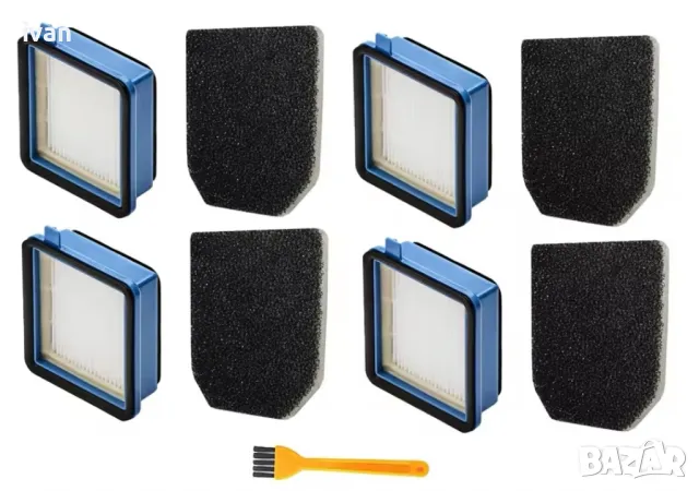 Комплект 4 X комплект филтри за прахосмукачки Electrolux Well Q6, Q7, Q8 