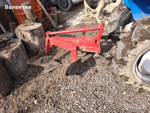 плуг за малък Трактор 2х20, снимка 4 - Селскостопанска техника - 53949955