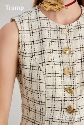 Елегантен комплект, жилетка с къс панталон , нежно ка.е , снимка 2 - Комплекти - 52285620