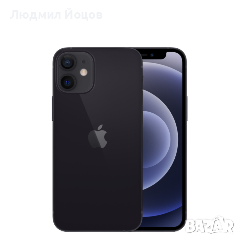 Мобилен телефон Apple iPhone 12 mini 128 GB Black - 799.99 лв., снимка 1 - Apple iPhone - 45035807