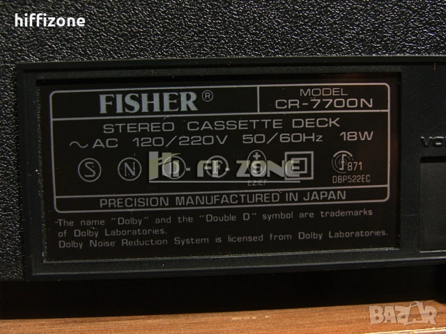 ДЕК   Fisher cr-7700n , снимка 8 - Декове - 54301517