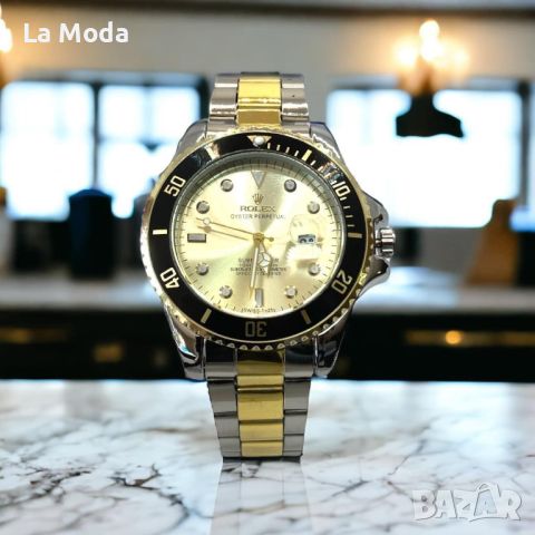 Часовник Rolex Submariner златен реплика, снимка 1 - Мъжки - 46182569