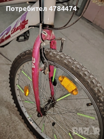Велосипед 24 ', за момичета, снимка 4 - Велосипеди - 54053980