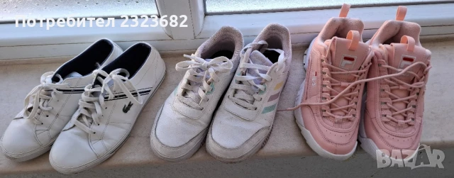 Продавам маратонки на Adidas, Fila ,Lacoste, снимка 1