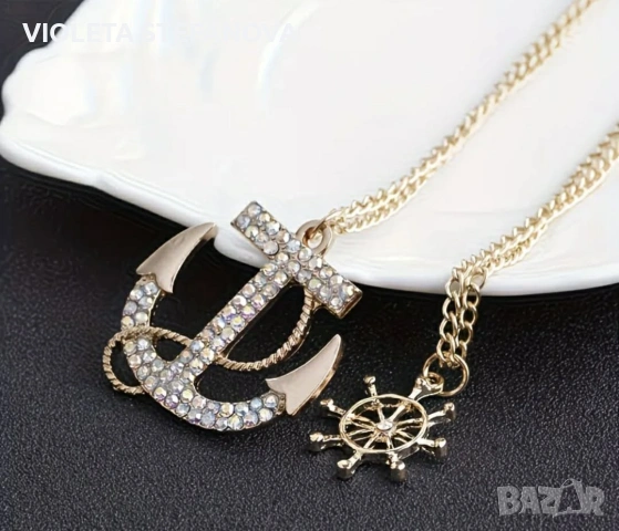 Дамски позлатени бижута от медицинска неръждаема стомана , снимка 6 - Колиета, медальони, синджири - 53864753