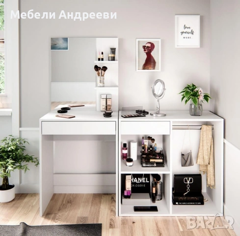 Шкаф Vicco с чекмедже и лост за закачалки 3293, снимка 4 - Шкафове - 53762437