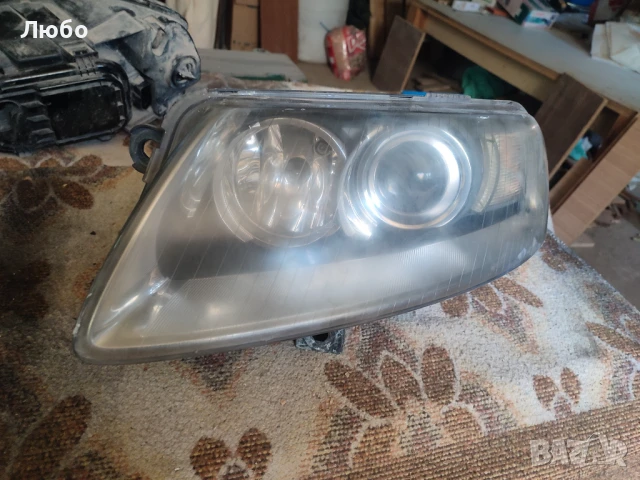 Ляв фар биксенон без завиване за Ауди А6 ц6 4ф Audi A6 c6 4f, снимка 2 - Части - 50769971