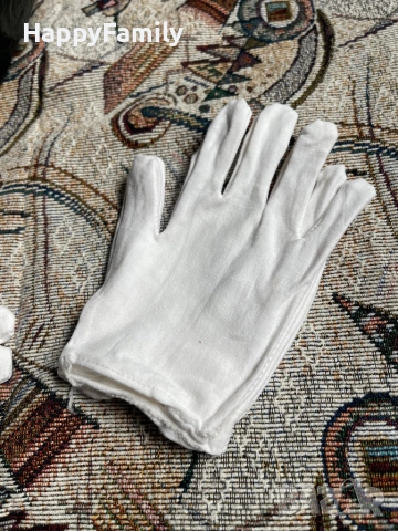 Чифт Памучни Нумизматични ръкавици