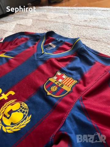 Оригинална тениска FC Barcelona 2009/2010 (The 6-Trophy Season), снимка 5 - Тениски - 54112658