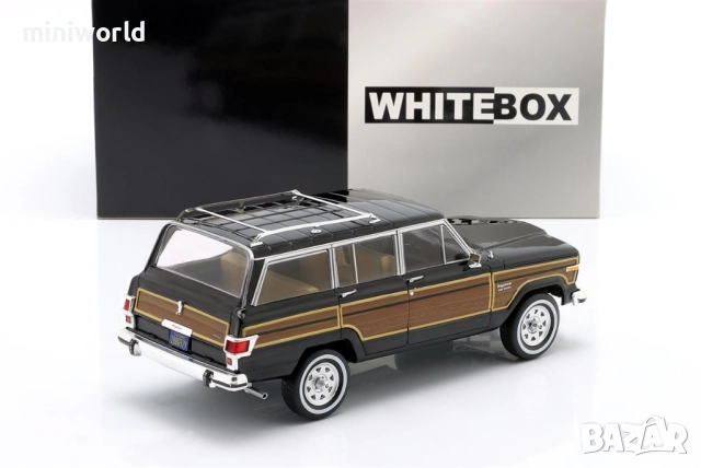 JEEP GRAND WAGONEER 1981 - мащаб 1:24 на WhiteBox моделът е нов в кутия, снимка 5 - Колекции - 52803885