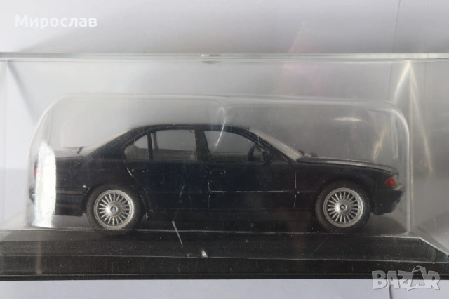 1/43 SCHABAK BMW 7 E38 ТЪМНО СИН КОЛИЧКА МОДЕЛ, снимка 7 - Колекции - 54131887