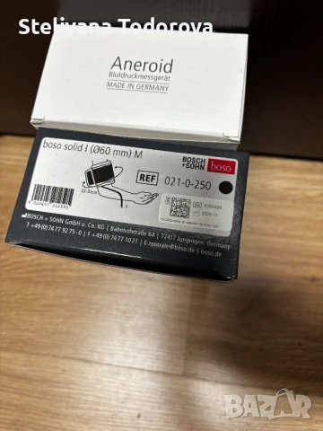 Boso Solid механичен апарат за измерване на кръвно налягане, снимка 2 - Уреди за диагностика - 53637645