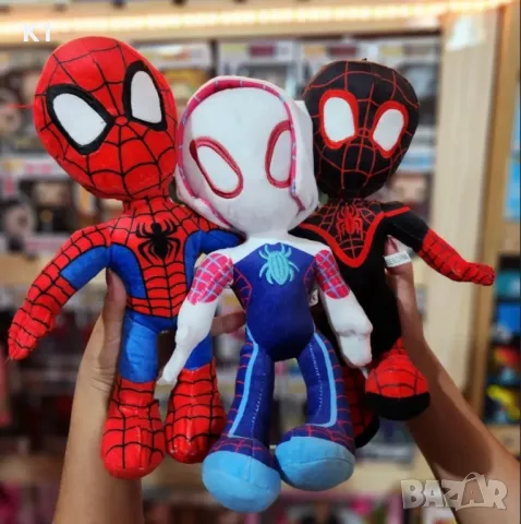 Голяма плюшена играчка Спайдърмен/Spiderman, снимка 2 - Плюшени играчки - 48895455