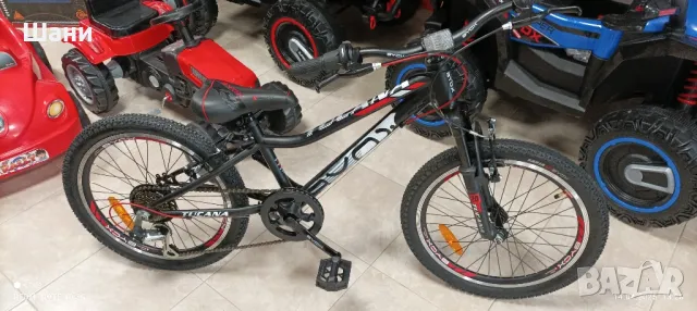 Велосипед 20 цола Черно с Амортисьор., снимка 10 - Велосипеди - 49893416