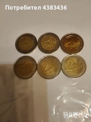 монети от 2 евро, снимка 2 - Нумизматика и бонистика - 54001120