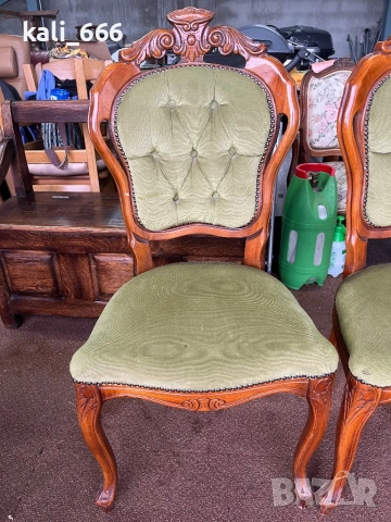 Барокови столове внос от Нидерландия, снимка 3 - Столове - 53428039