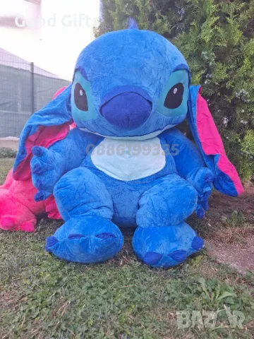 Голям плюшен Стич, 120-150см Голяма плюшена играчка Стич, Lilo Stitch плюшени играчки, снимка 4 - Плюшени играчки - 47081966