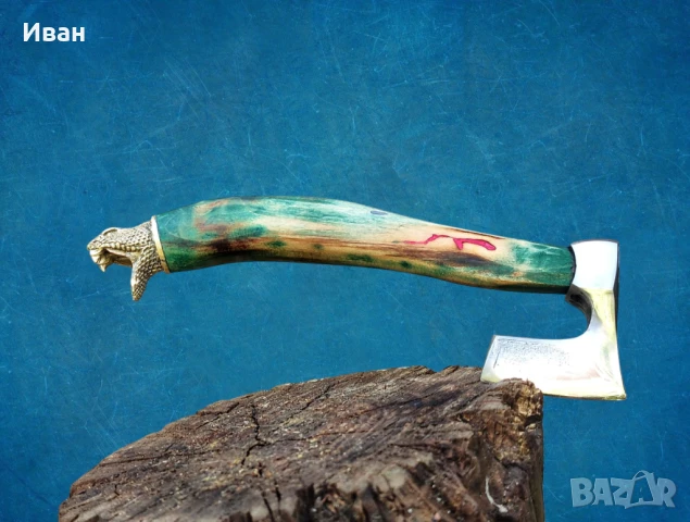 Брадва змия дъска за рязане , снимка 4 - Ножове - 47358317