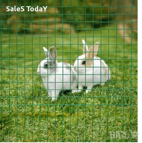 Зелена метална ограда, 2.5x1м., снимка 2 - Огради и мрежи - 49662299