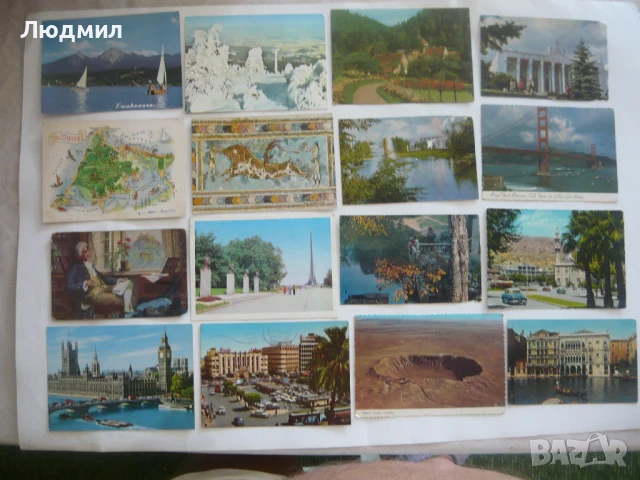 стари пощенски картички с изгледи от много страни, снимка 10 - Колекции - 50517527