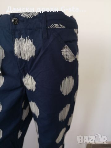 Дамски панталон G-Star RAW® 5622 3D MID BOYFRIEND SARTHO BLUE/SNOW AO, размери W25 и 31  /284/, снимка 3 - Панталони - 46357855