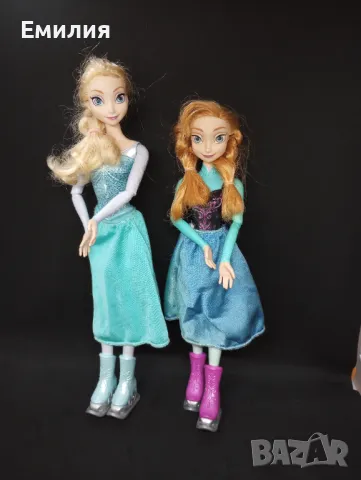 Кукли Елза и Анна на кънки, снимка 1