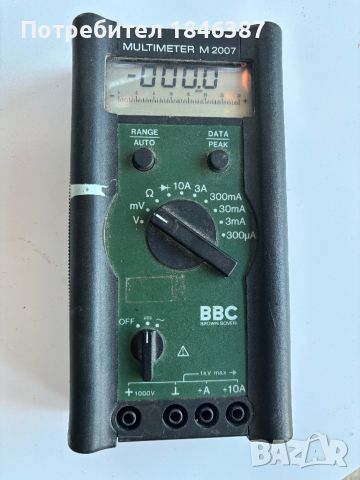 Електрически тестер BBC Multimeter M 2007, снимка 1 - Други инструменти - 46474081