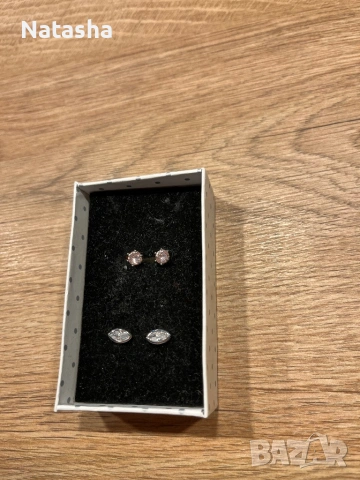 Сребърни обици, снимка 2 - Обеци - 54273893