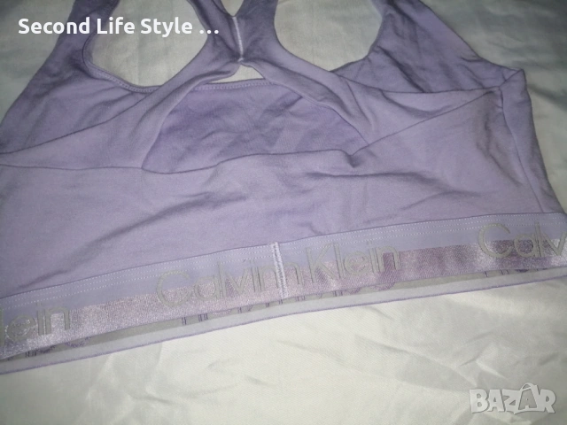 Calvin Klein оригинално дамско бюстие р-р L, снимка 7 - Корсети, бюстиета, топове - 53718554
