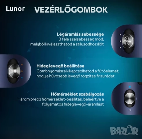 Уред за коса с горещ въздух, снимка 3 - Сешоари - 51105007