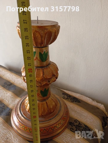 Винтидж свещник, снимка 3 - Декорация за дома - 50753036