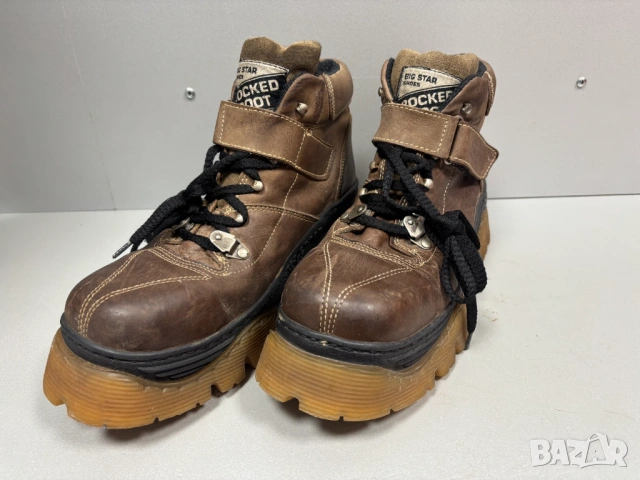 Здрави зимни Боти, тип Кубинки „Big Star Shoes Rocked Boot“, снимка 2 - Мъжки боти - 54090321