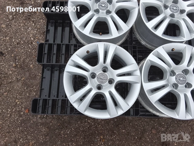 4бр.Оригинални алуминиеви джанти 15цола 4x100 за Opel Corsa D,E,Chevrolet Aveo, снимка 5 - Гуми и джанти - 53030146
