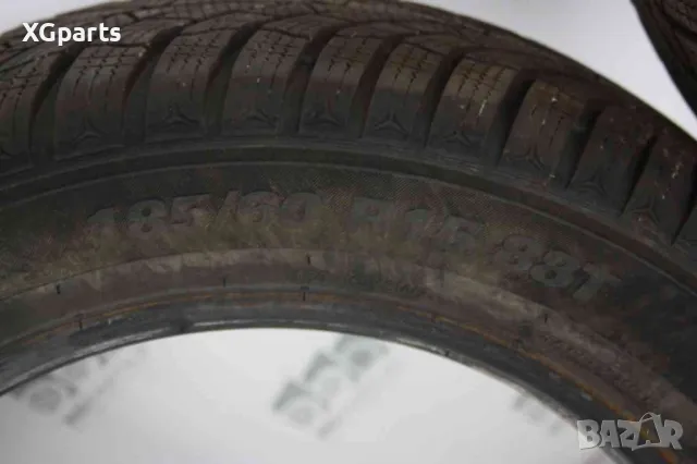  Зимни гуми 2 бр. KUMHO 185/60/15 , снимка 2 - Гуми и джанти - 46917997