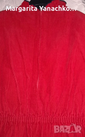 Красива кадифена рокля за момиче , снимка 4 - Рокли - 51942148